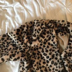 Leopard print jacket!